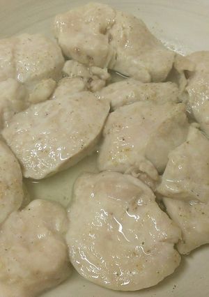 超簡単！早い、うまい、むね肉のレンジ蒸し-レシピのメイン写真