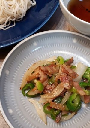 そうめんと一緒に＊ハム野菜炒め-レシピのメイン写真