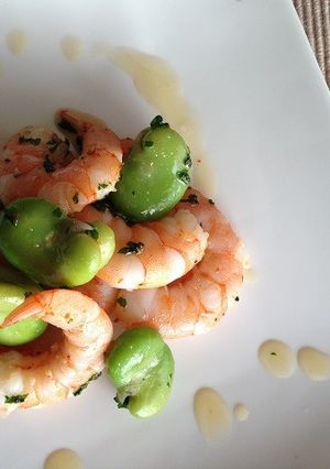 えびとそら豆のアーリオオーリオ-レシピのメイン写真