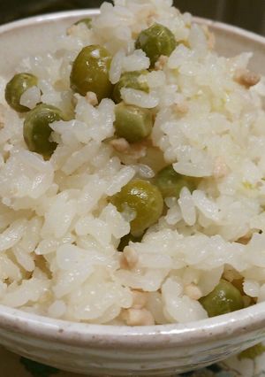 えんどうご飯in塩麹-レシピのメイン写真