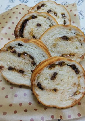 トヨ型でチョコ入りミルクパン-レシピのメイン写真