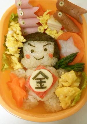こどもの日に!!金太郎キャラ弁-レシピのメイン写真
