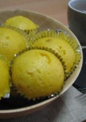 お月見パン(カボチャの蒸しパン)-レシピのメイン写真
