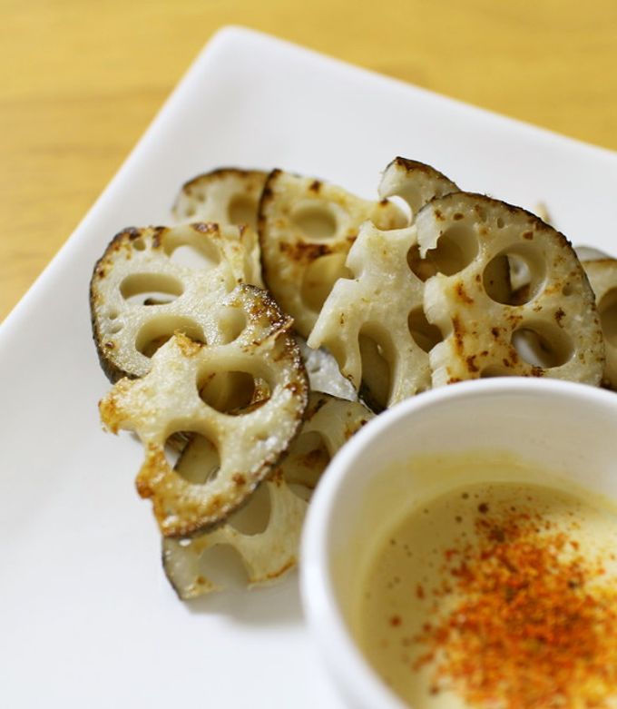 焼いただけレンコン-レシピのメイン写真