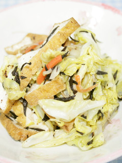 春キャベツをちりめんひじきの炒め物-レシピのメイン写真