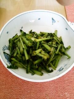 大根の葉炒め♪-レシピのメイン写真