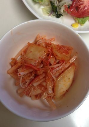 大根とキムチの甘辛和え-レシピのメイン写真