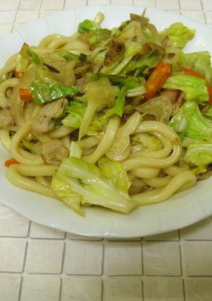 JAZZ喫茶の焼うどん-レシピのメイン写真