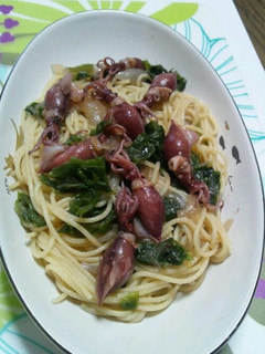ほたるいかと、生あおさの春パスタ-レシピのメイン写真