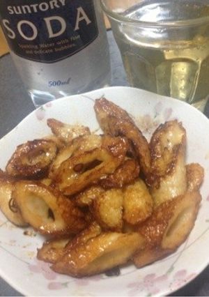 【おつまみ】ちくわの甘辛炒め-レシピのメイン写真