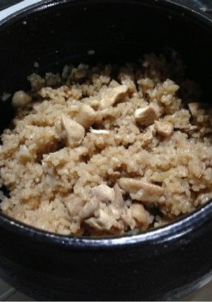 玉ねぎととり肉だけ♡とりめし-レシピのメイン写真