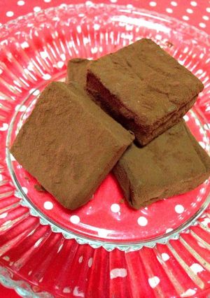 滑らかな本格生チョコ-レシピのメイン写真