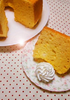 母の日 ほんのりオレンジシフォンケーキ-レシピのメイン写真