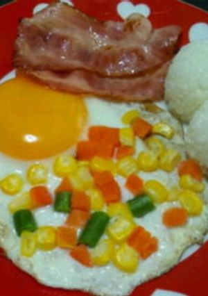 【★一手間かけるだけの愛情目玉焼き★】-レシピのメイン写真