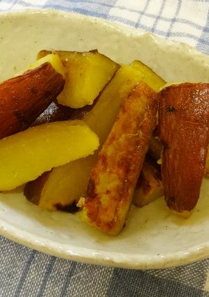 揚げ油不要　バター風味のいもケンピ-レシピのメイン写真