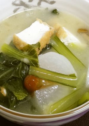 生揚げ入りなめこ汁-レシピのメイン写真