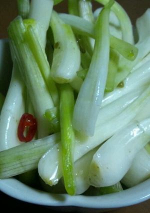 島らっきょうの塩漬け-レシピのメイン写真