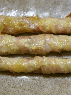 セロリの豚肉巻きわさびマヨネーズ焼き-レシピのメイン写真