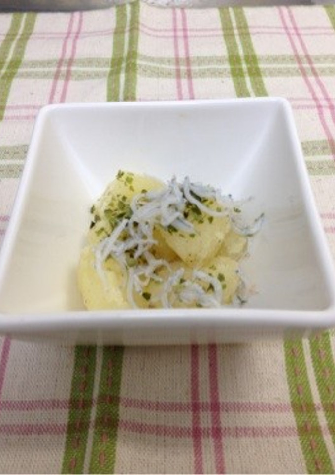 青海苔としらすの粉ふきいも-レシピのメイン写真