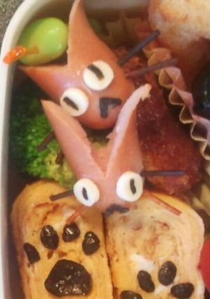 キャラ弁に★ねこウインナー-レシピのメイン写真