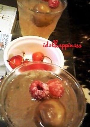 フランボワwith梅酒ゼリー-レシピのメイン写真
