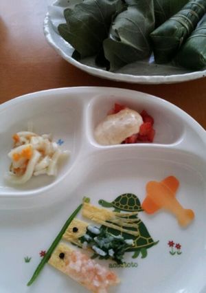 鯉のぼりプレート-レシピのメイン写真