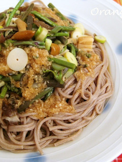 春だ!低カロ♪山菜おろし蕎麦☆-レシピのメイン写真