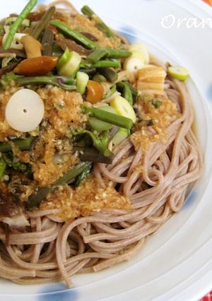 春だ！低カロ♪山菜おろし蕎麦☆-レシピのメイン写真