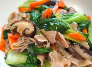 ランチ◎豚コマ☆チンゲン菜☆簡単♪中華丼-レシピのメイン写真