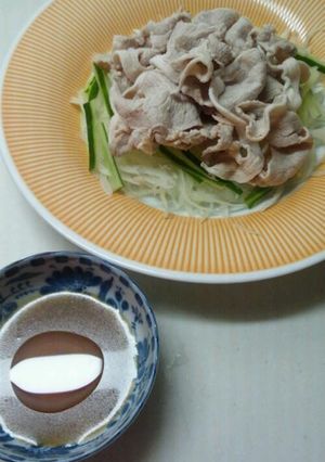 冷しゃぶ（特製ゴマだれで）-レシピのメイン写真
