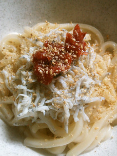 さっぱり★梅しらすうどん-レシピのメイン写真