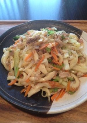 2.5人前、野菜たっぷり白だし焼うどん☆-レシピのメイン写真