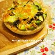 アボカドと塩昆布の和風ピザトースト