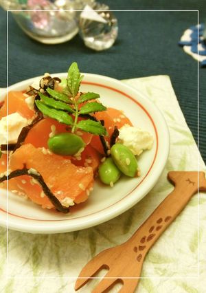 やわらか人参とクリチの梅塩昆布和え-レシピのメイン写真