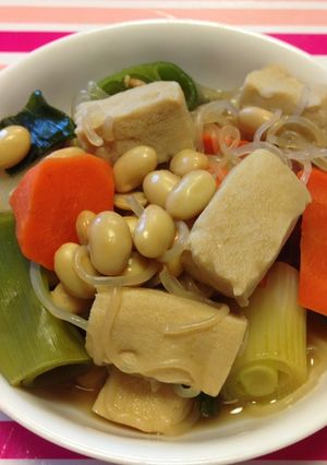 白滝と高野豆腐の煮物-レシピのメイン写真
