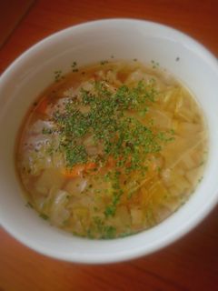 油なし 野菜たっぷりコンソメスープ-レシピのメイン写真