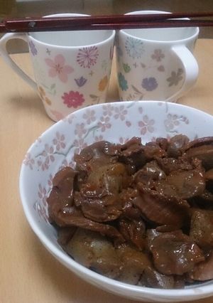 驚く柔らかさ！やみつきになる砂肝の甘辛煮-レシピのメイン写真