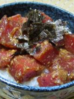 まぐろの漬け丼-レシピのメイン写真