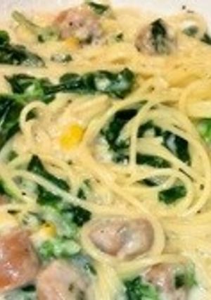 簡単★適当でうまいクリームパスタ！-レシピのメイン写真