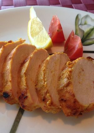 塩麹でふっくら胸肉タンドリーチキン-レシピのメイン写真