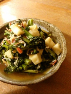 かぶれ菜とじゃこの炒め煮-レシピのメイン写真