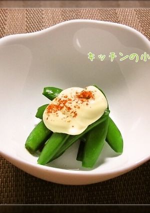 おつまみ!スナップエンドウのマヨ和え-レシピのメイン写真