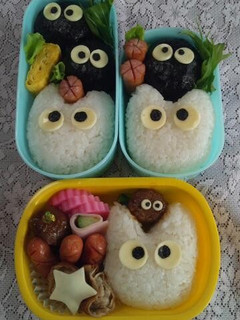 簡単☆キャラ弁☆トトロ-レシピのメイン写真