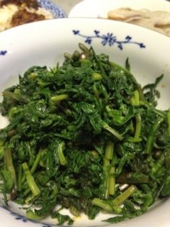 もりもり☆しゅんぎくのわさび醬油和え☆-レシピのメイン写真