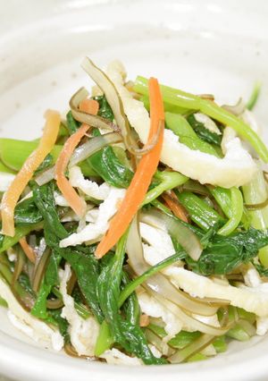 根三つ葉昆布和え-レシピのメイン写真