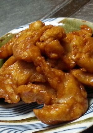 ささみのカリカリ揚げ✩甘酢あえ-レシピのメイン写真