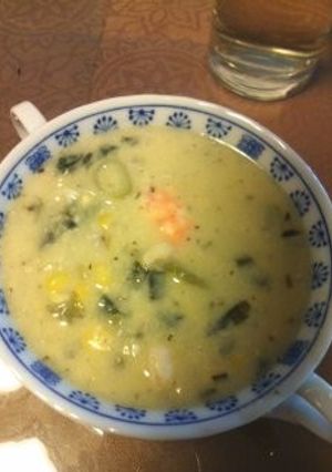 エビのチャウダー クリームコーン缶で-レシピのメイン写真