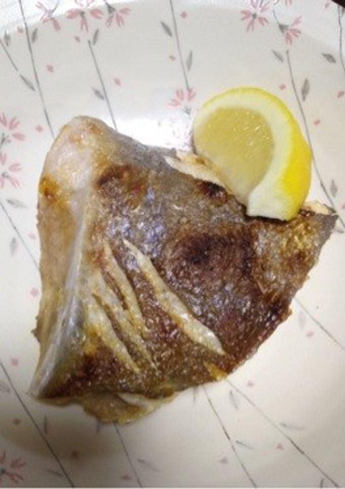 かんぱちカマの塩焼き-レシピのメイン写真