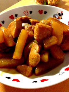 大根と鶏のこってり煮-レシピのメイン写真