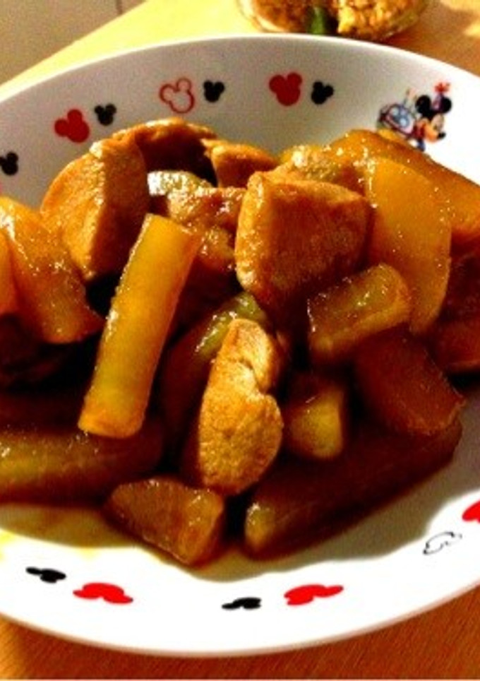 大根と鶏のこってり煮-レシピのメイン写真